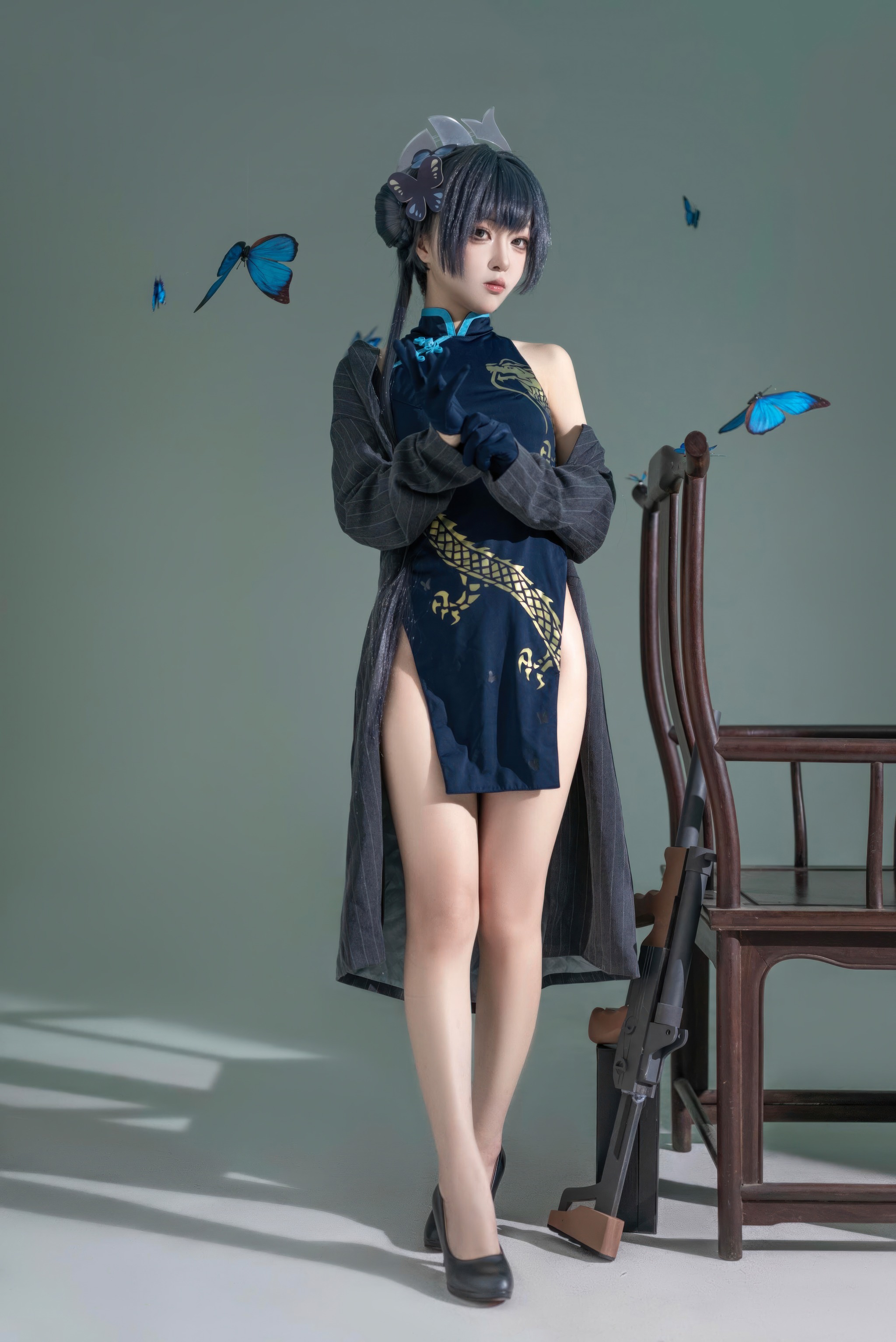 图片[1]-矢量鱼 – NO.025 蔚蓝档案 龙华妃咲[24P]-XikXak